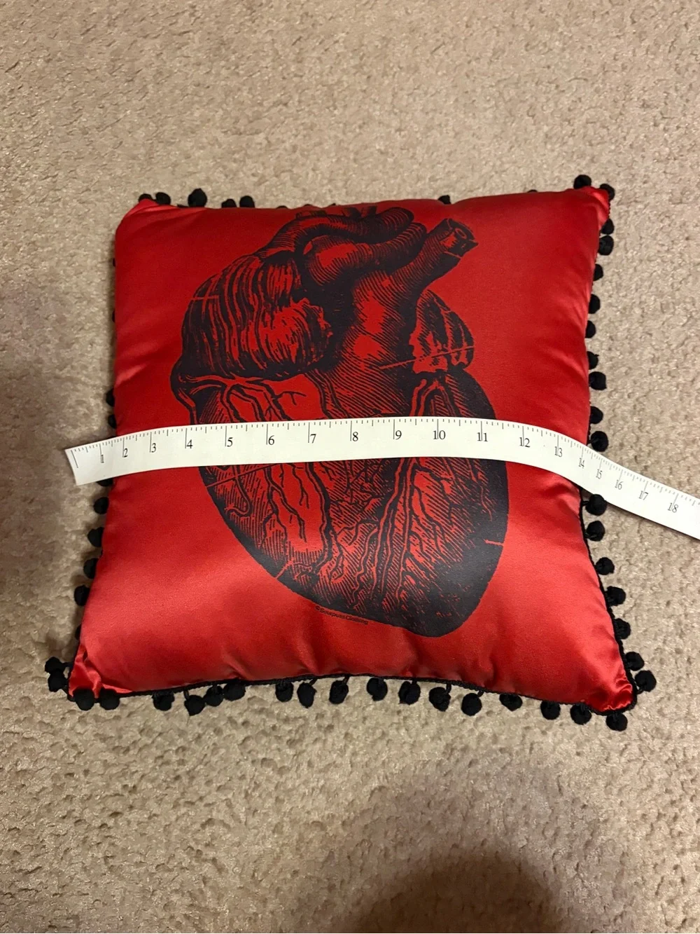 Sourpuss Clothing Anatomical Heart Pillow